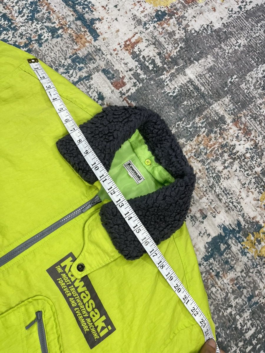 Sports Specialties Vintage Kawasaki Lime Green Motorcycle Nylon Jackets Size US M / EU 48-50 / 2 - 12 Thumbnail