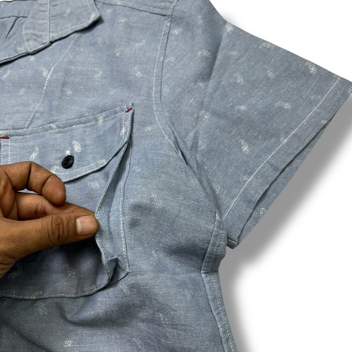 Japanese Brand Paisley 3d pocket simplicite bandana plus open collar shirt Size US M / EU 48-50 / 2 - 4 Thumbnail