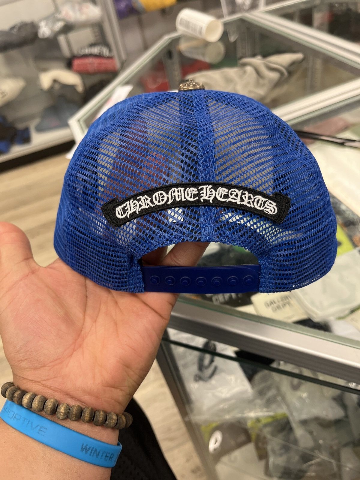 Chrome Hearts Chrome Hearts multicolor cross trucker blue Size ONE SIZE - 9 Thumbnail