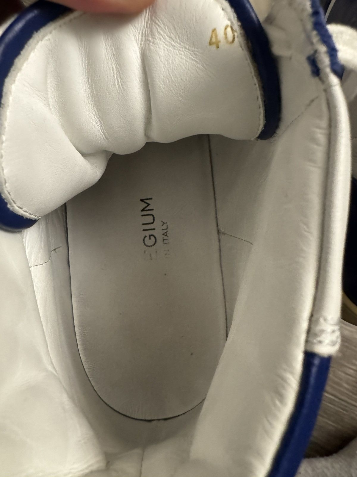 Collegium Collegium High Top Sneakers Blue Size US 7 / EU 40 - 6 Thumbnail