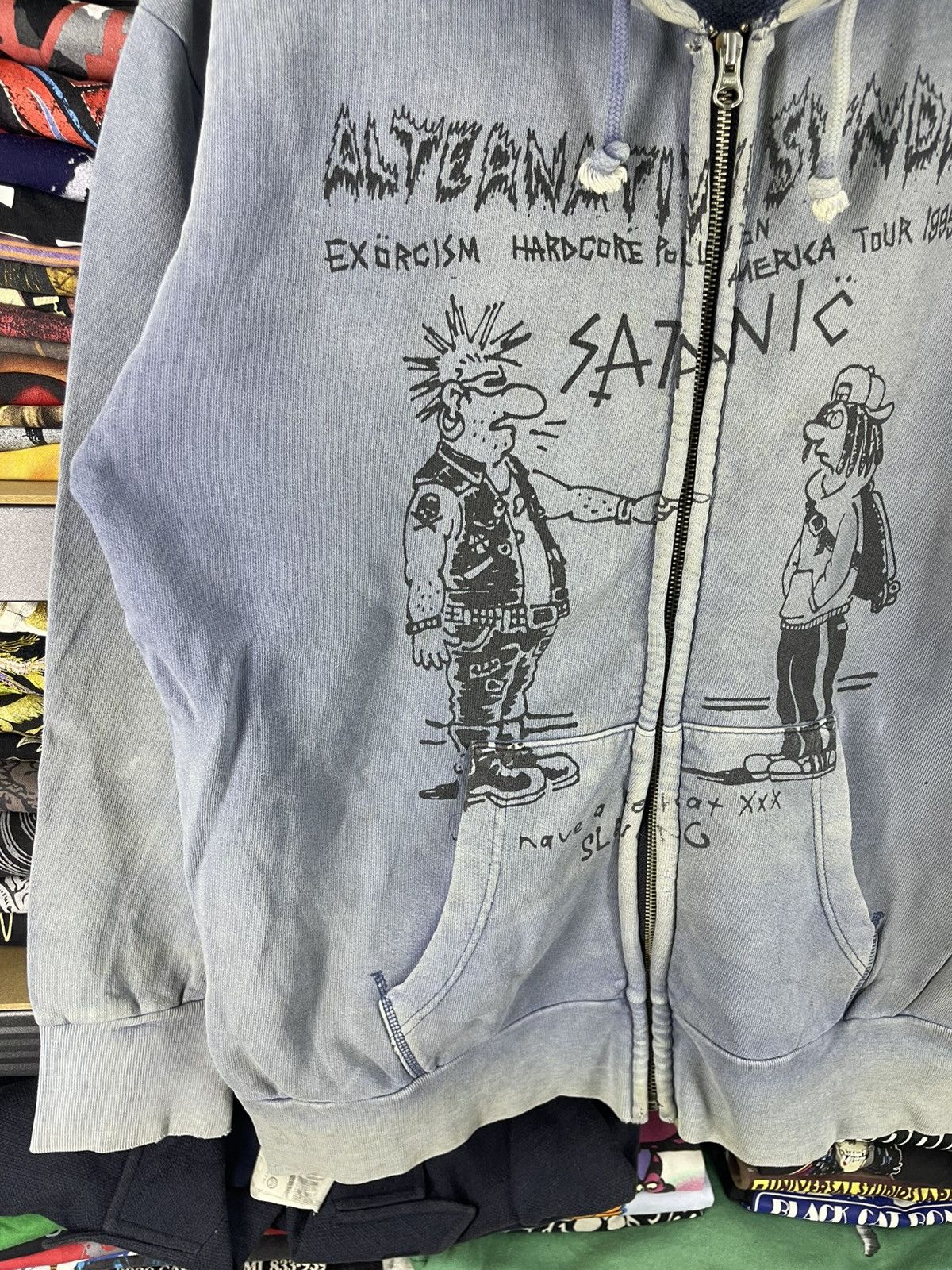 Band Tees vintage 90's Alternative Syndrome Exorcism Hardcore Tour Size US M / EU 48-50 / 2 - 3 Thumbnail