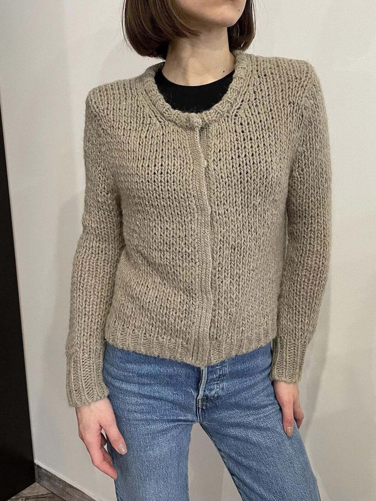 Acne Studios Acne Lesley PPSS 11 Cardigan Womens Alpaca Wool Sweater Size M / US 6-8 / IT 42-44 - 1 Thumbnail