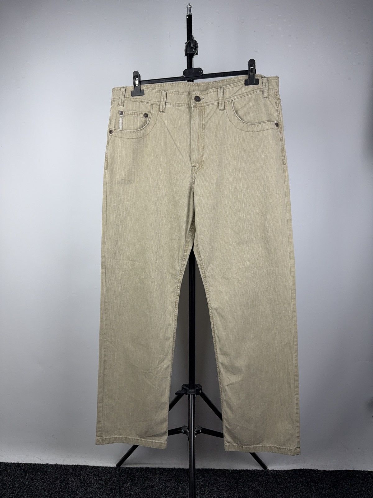 Bogner Vintage 00s Retro Beige Bogner Cotton Comfort Fit Pants Size US 38 / EU 54 - 1 Thumbnail