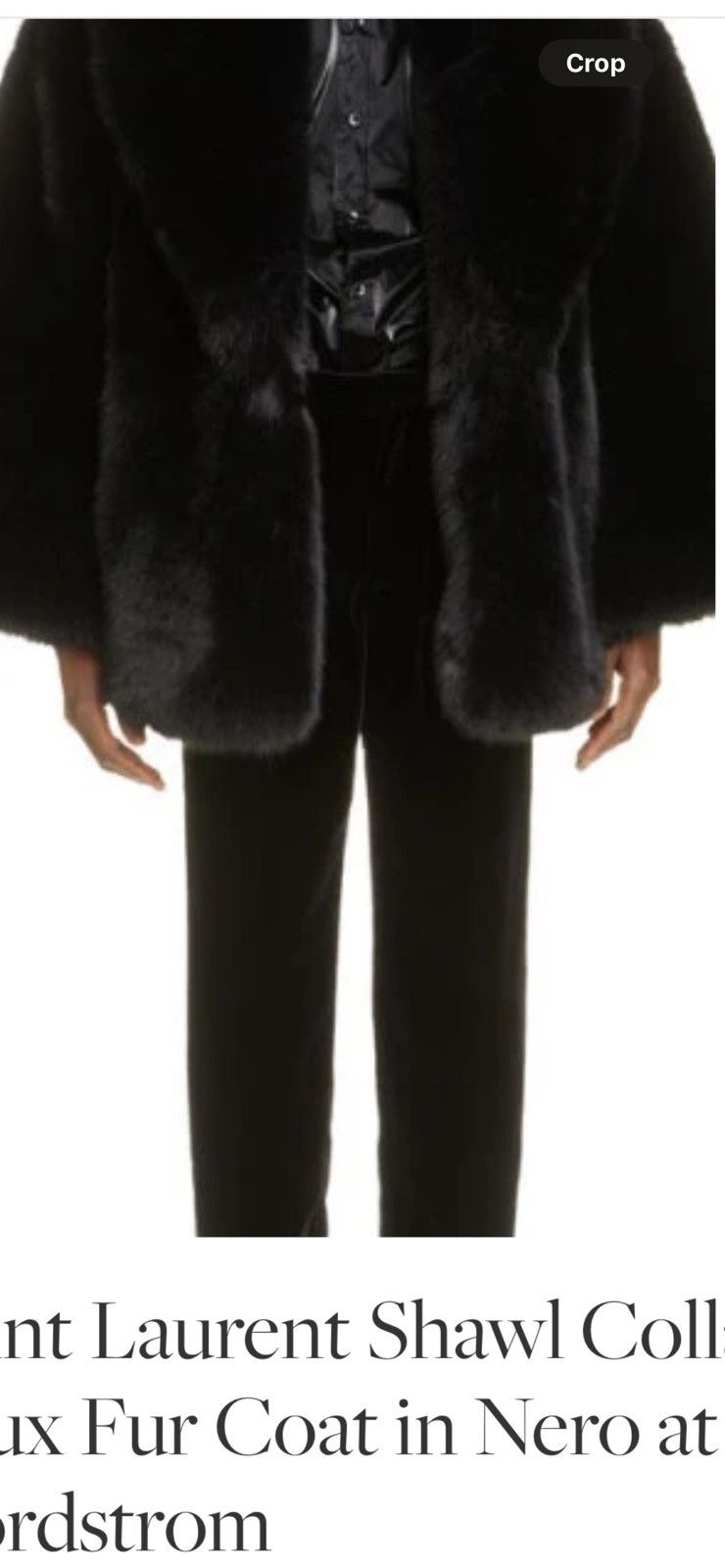 Saint Laurent Paris Saint Laurent men’s faux fur oversized coat. 46/S-XL. $8700 Size US S / EU 44-46 / 1 - 2 Thumbnail