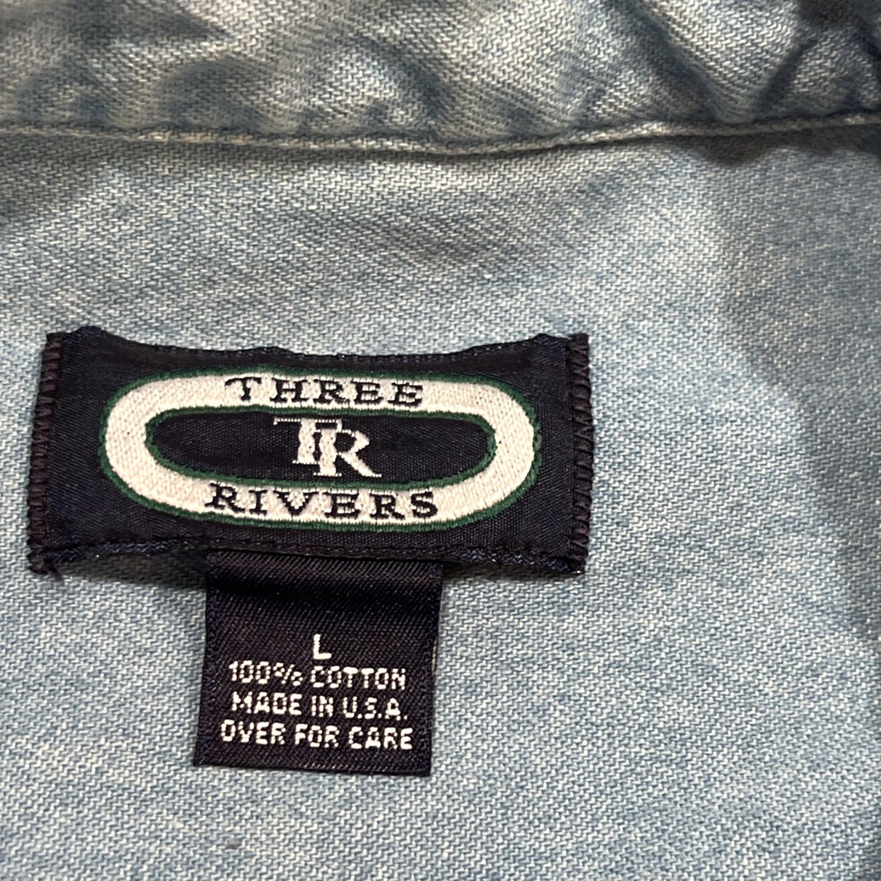 Denime VINTAGE Jack Daniel’s Denim Button Down Shirt Men Large Long Sleeve Embroidery Fade USA Shirt Mens L Blue Embroidery USA 90s Size US L / EU 52-54 / 3 - 5 Thumbnail