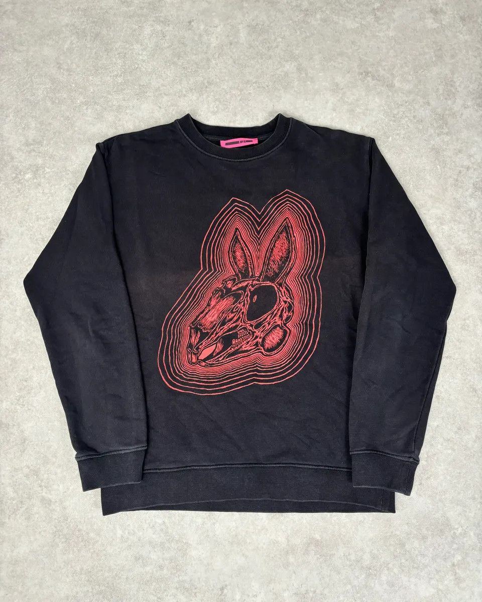 Alexander McQueen Alexander McQueen Nasty Rabbit Red & Black Crewneck Sweater Size US M / EU 48-50 / 2 - 1 Thumbnail