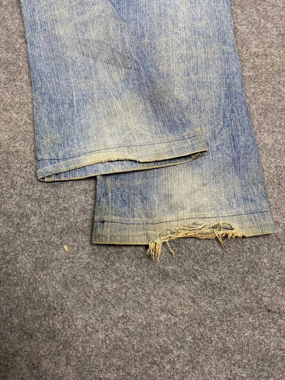 Japanese Brand japanese brand ankle cut distressed denim nice design Size US 32 / EU 48 - 4 Thumbnail