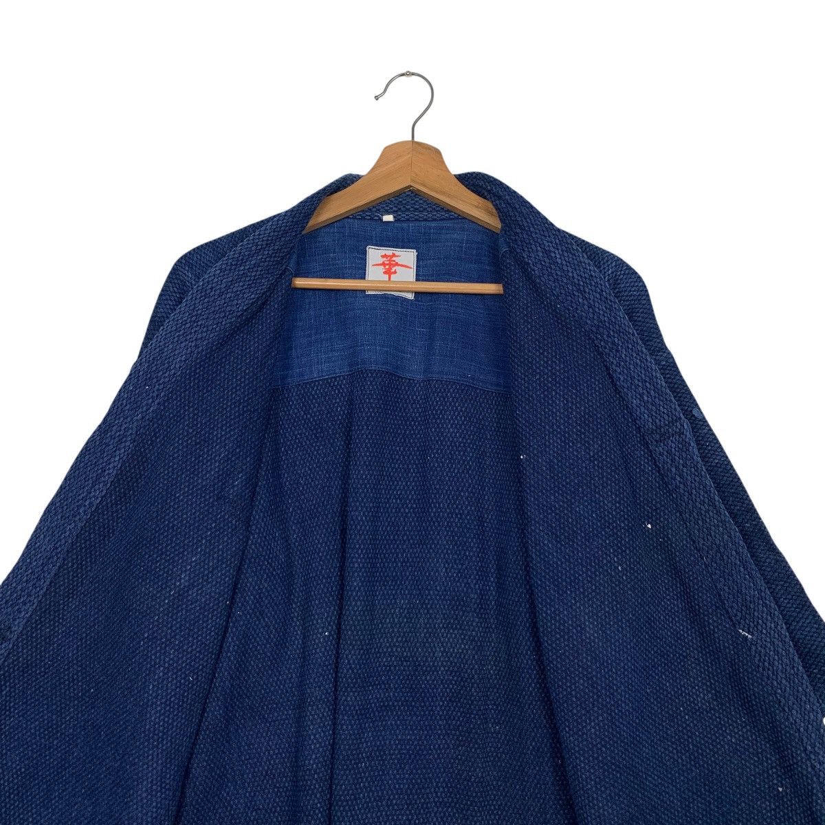Japanese Brand Vintage 90s HANA Indigo Sashiko Thick Weave Kimono 2690-C120 Size US M / EU 48-50 / 2 - 10 Thumbnail