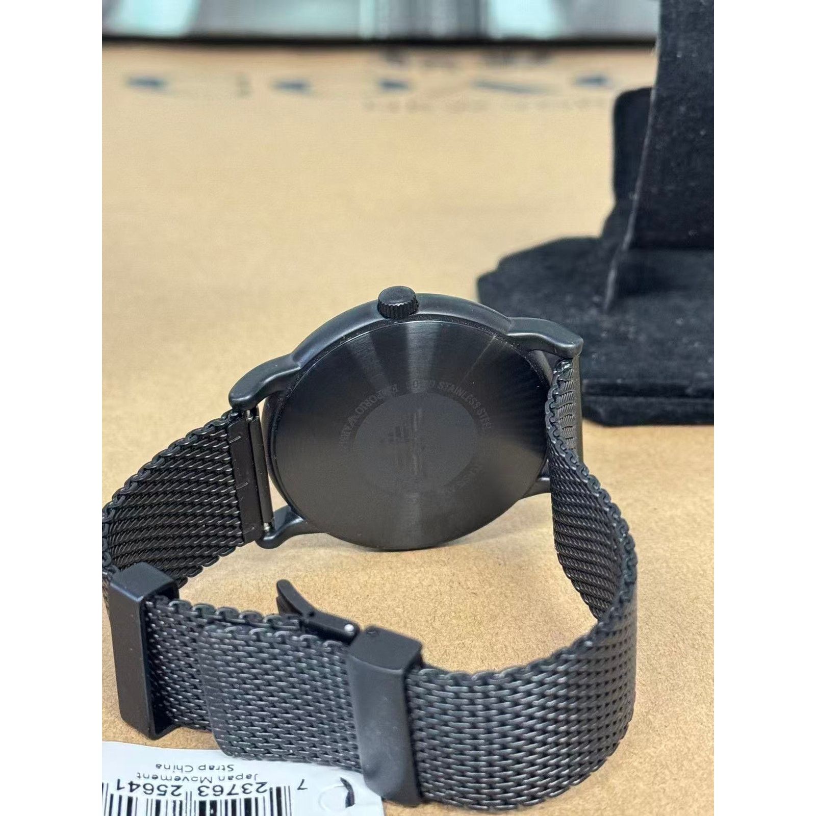 Emporio Armani Emporio Armani AR11046 White Dial Mesh Band Stainless Steel Size ONE SIZE - 5 Thumbnail