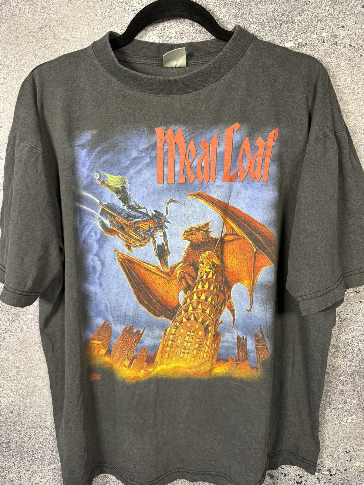 Band Tees × Vintage 🇺🇸 Vintage 1994 Meat Loaf Europe Tour Rock T-Shirt size XL Size US XL / EU 56 / 4 - 4 Thumbnail
