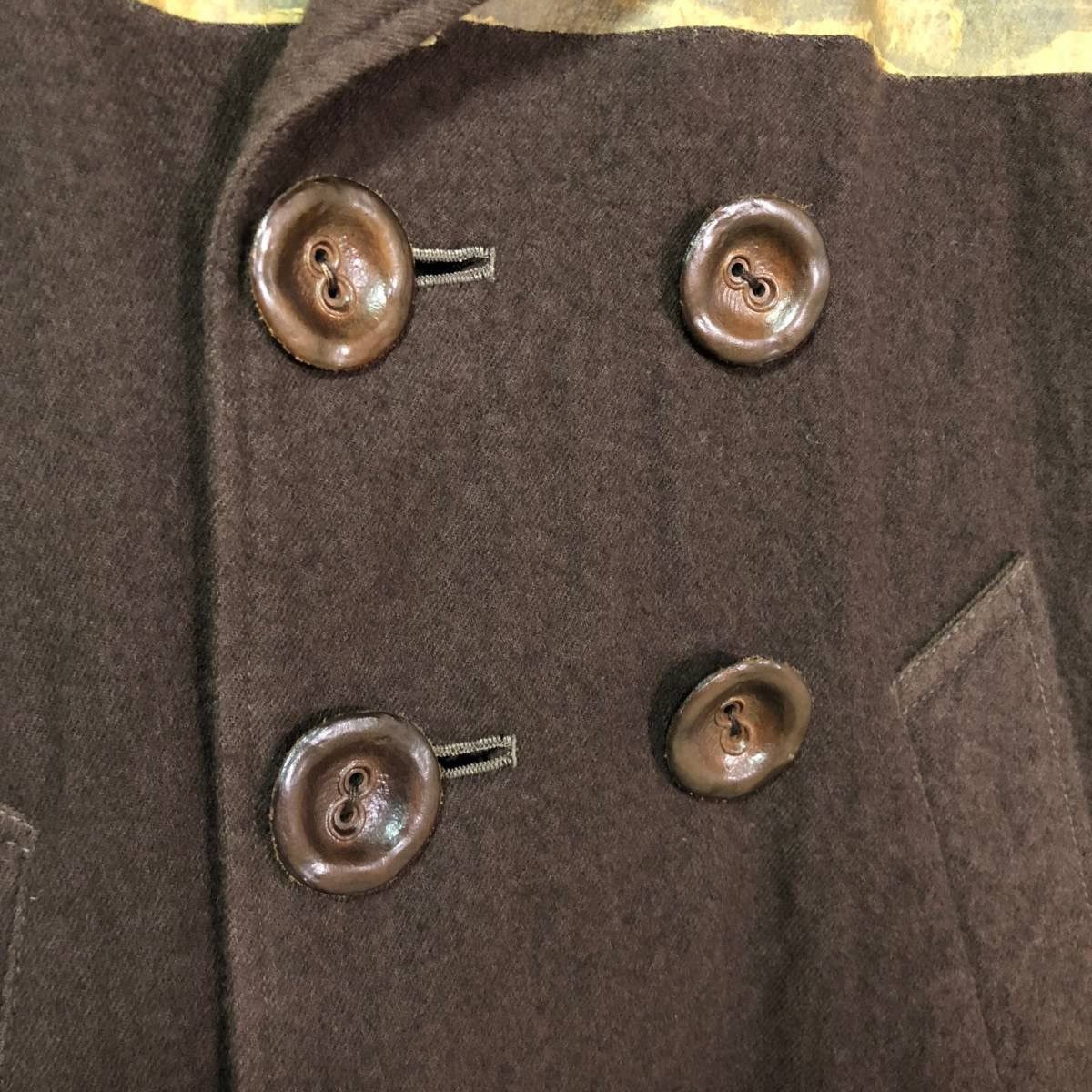 TALKING ABOUT THE ABSTRACTION Talking About The Abstraction peacoat trompe l’oeil M Size US M / EU 48-50 / 2 - 3 Thumbnail