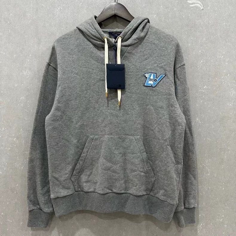 Louis Vuitton Louis Vuitton Grey logo hoodie Size US XS / EU 42 / 0 - 5 Thumbnail