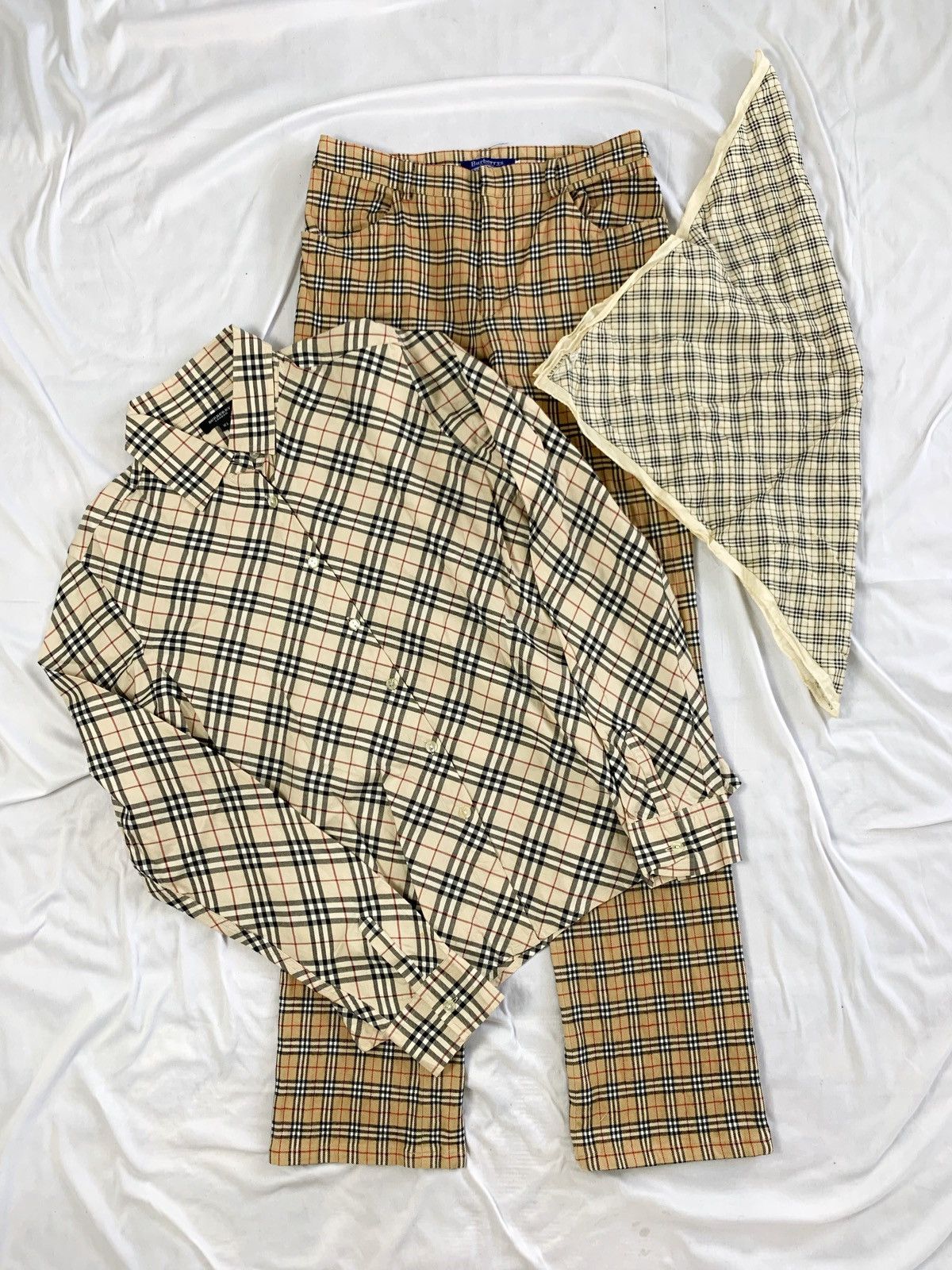 Burberry check burberry pant blue label Size 26" / US 2 / IT 38 - 13 Thumbnail