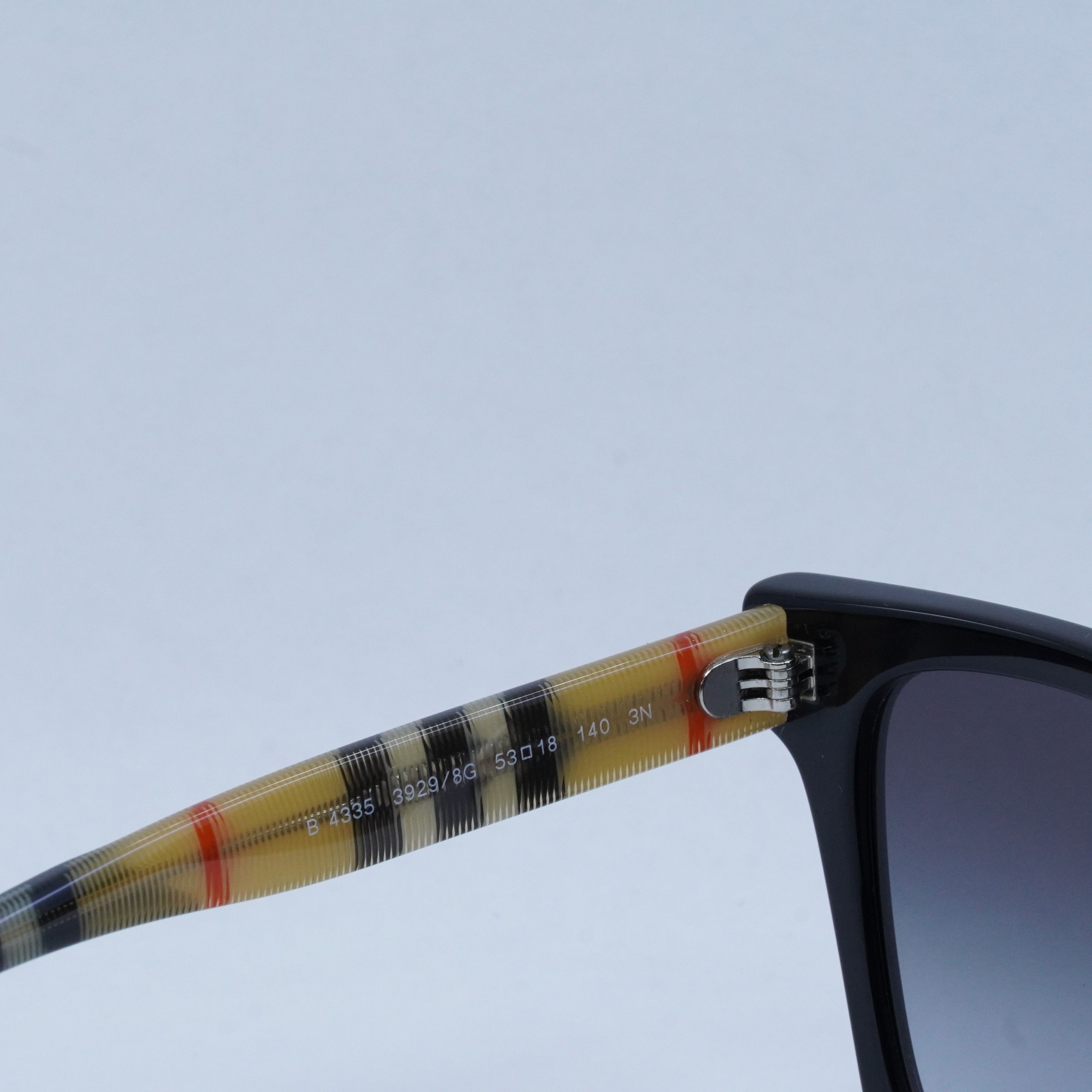 Burberry Burberry BE4335 39298G Sunglasses Black Square Frame Size ONE SIZE - 10 Thumbnail