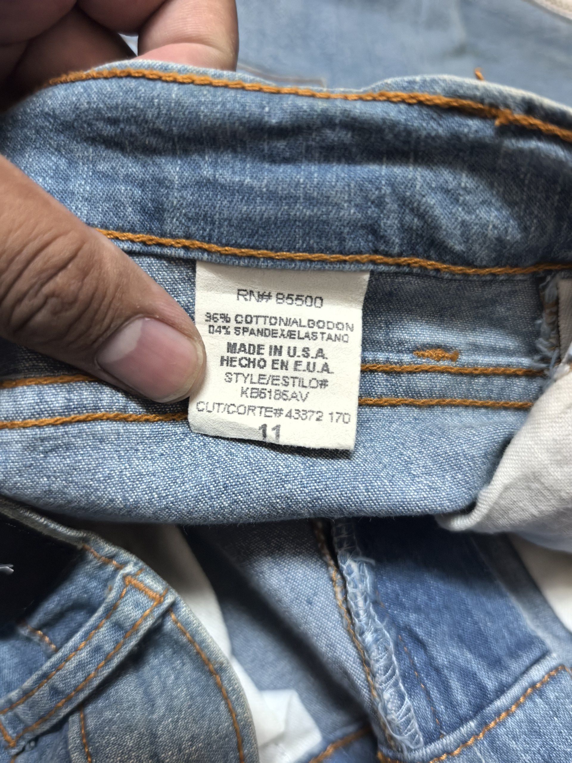 Japanese Brand Vintage Y2K Baby Phat Bootcut Flare Denim Jeans Full Zip up Size 30" / US 8 / IT 44 - 6 Thumbnail