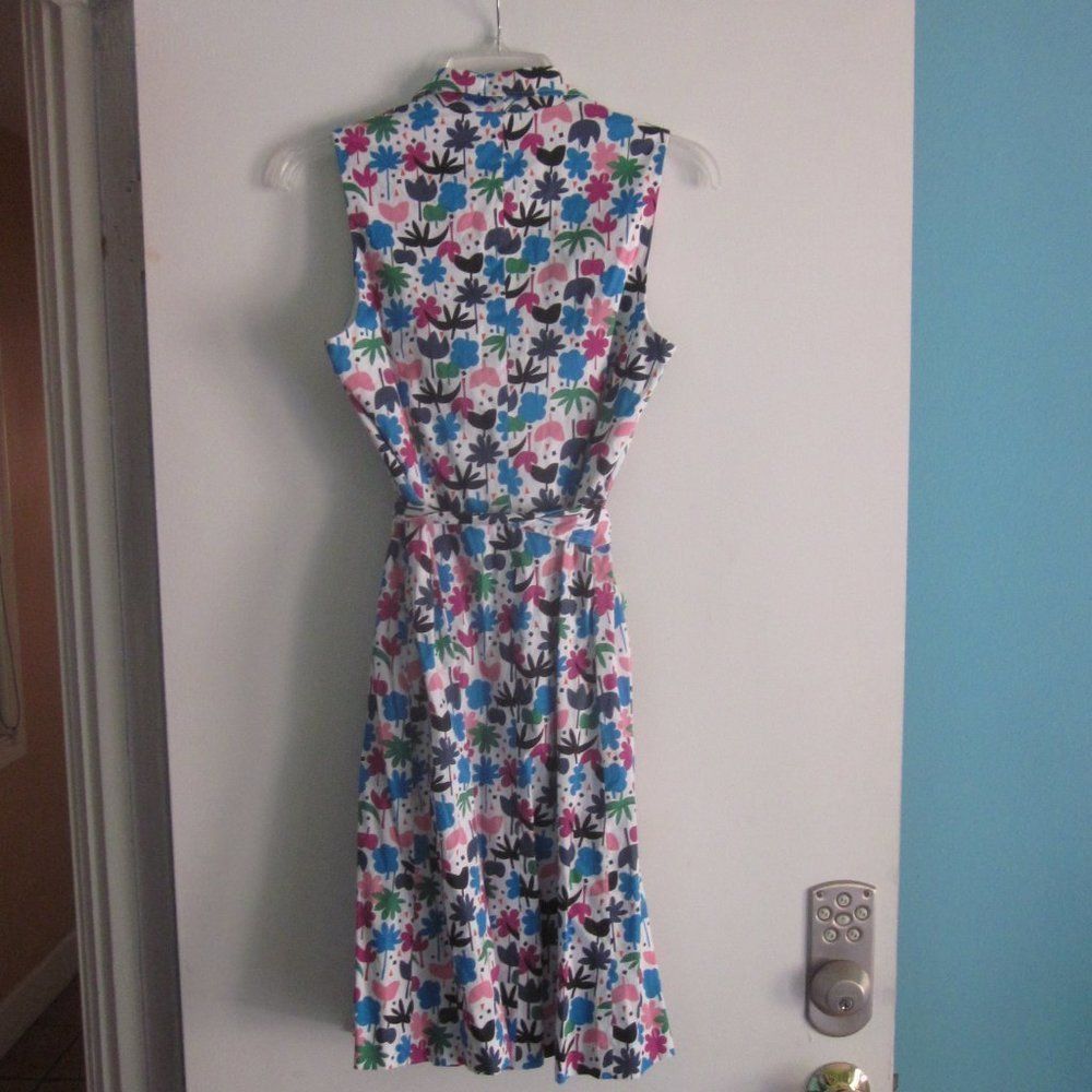 Anne Klein Anne Klein Floral Cotton Dress Size 4 Size S / US 4 / IT 40 - 8 Thumbnail