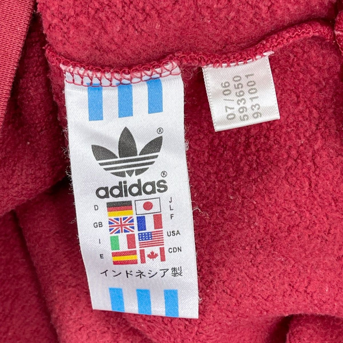 Adidas × Vintage Vintage Adidas Big Logo Pullover Hoodie Size US M / EU 48-50 / 2 - 10 Thumbnail