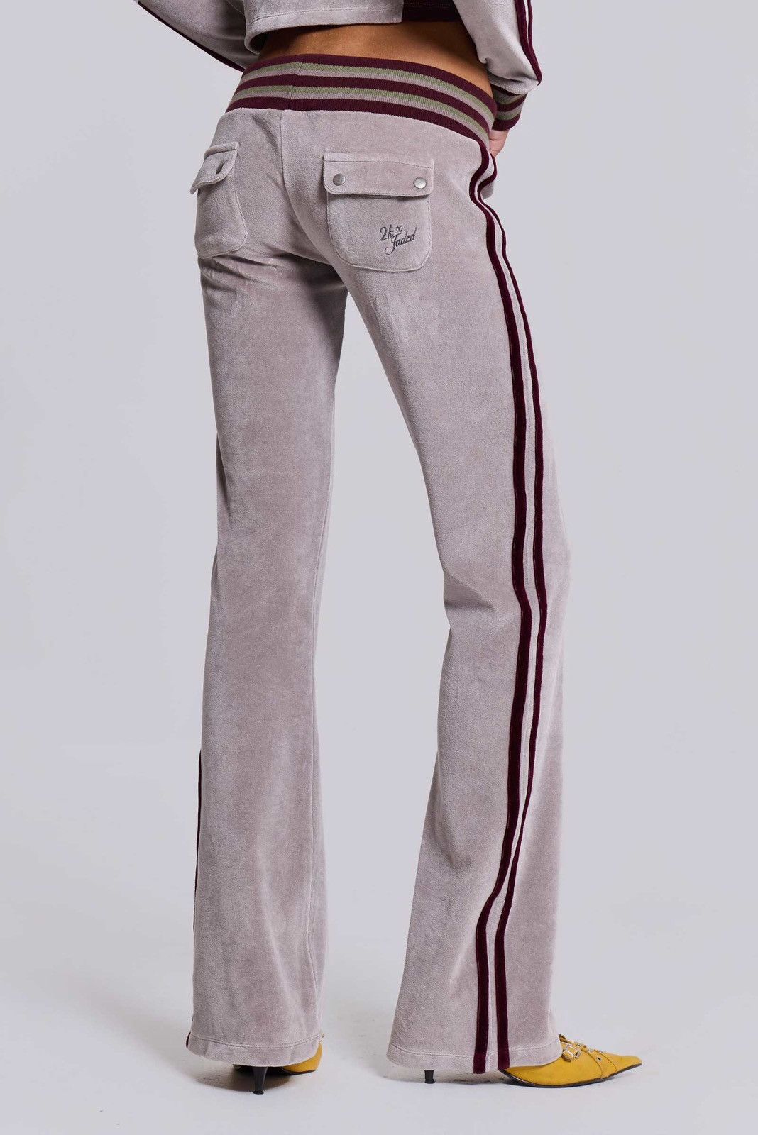Jaded London 2000 Archives Velour Trousers Size 25" / US 0 / IT 36 - 6 Thumbnail