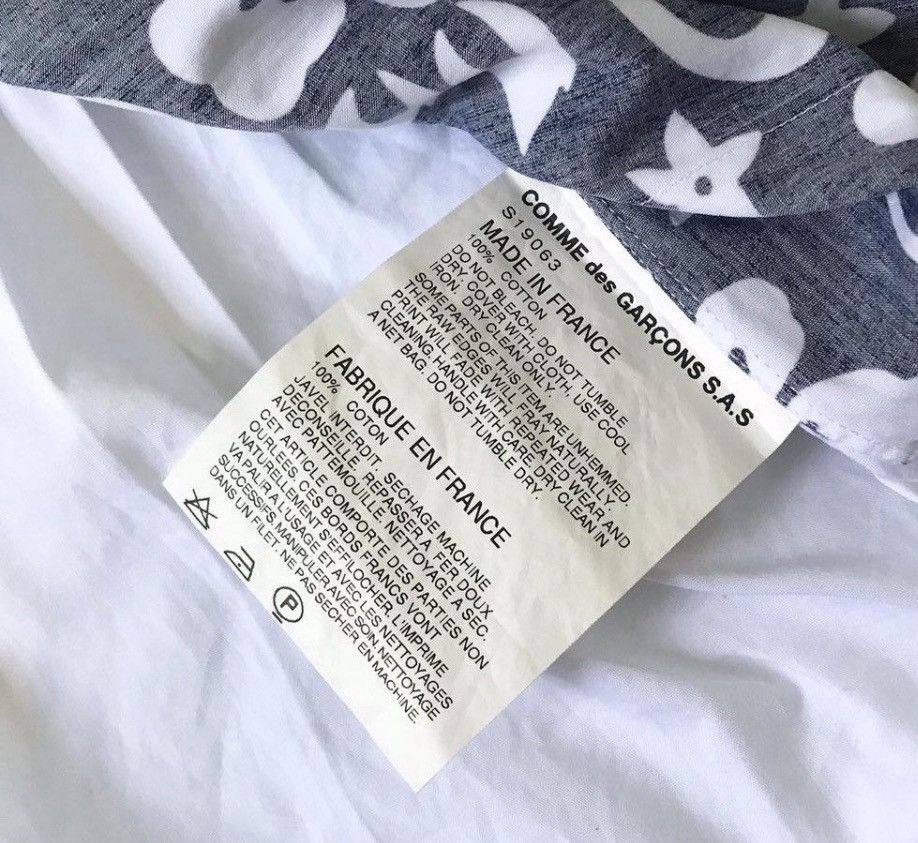 Comme des Garcons CDG SHIRT reconstructed patchwork button up Size US S / EU 44-46 / 1 - 5 Thumbnail