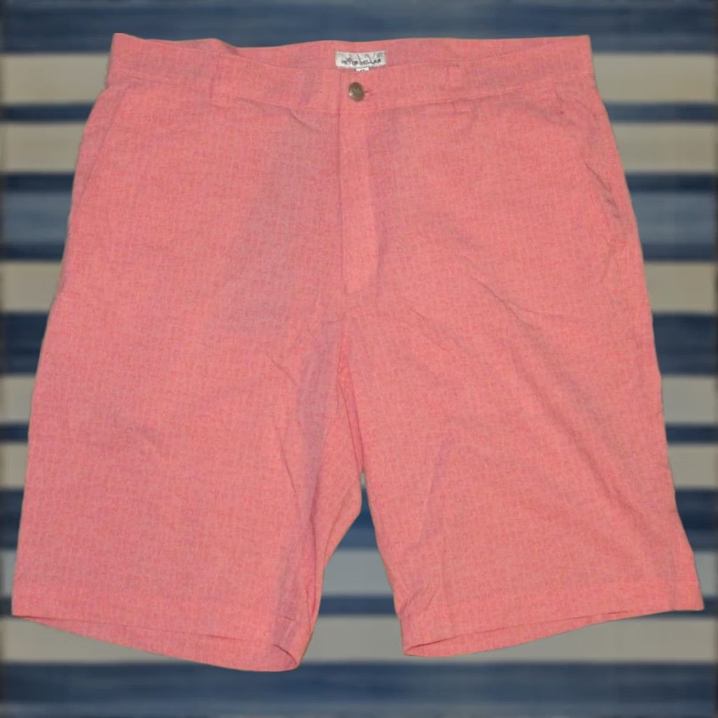 Peter Millar Peter Millar 10" Shakleford Lil Friday Hybrid Shorts Yeamans Hall Golf Club 34 Pink Mens Regular 34 Chino XS? Size US 34 / EU 50 - 1 Thumbnail
