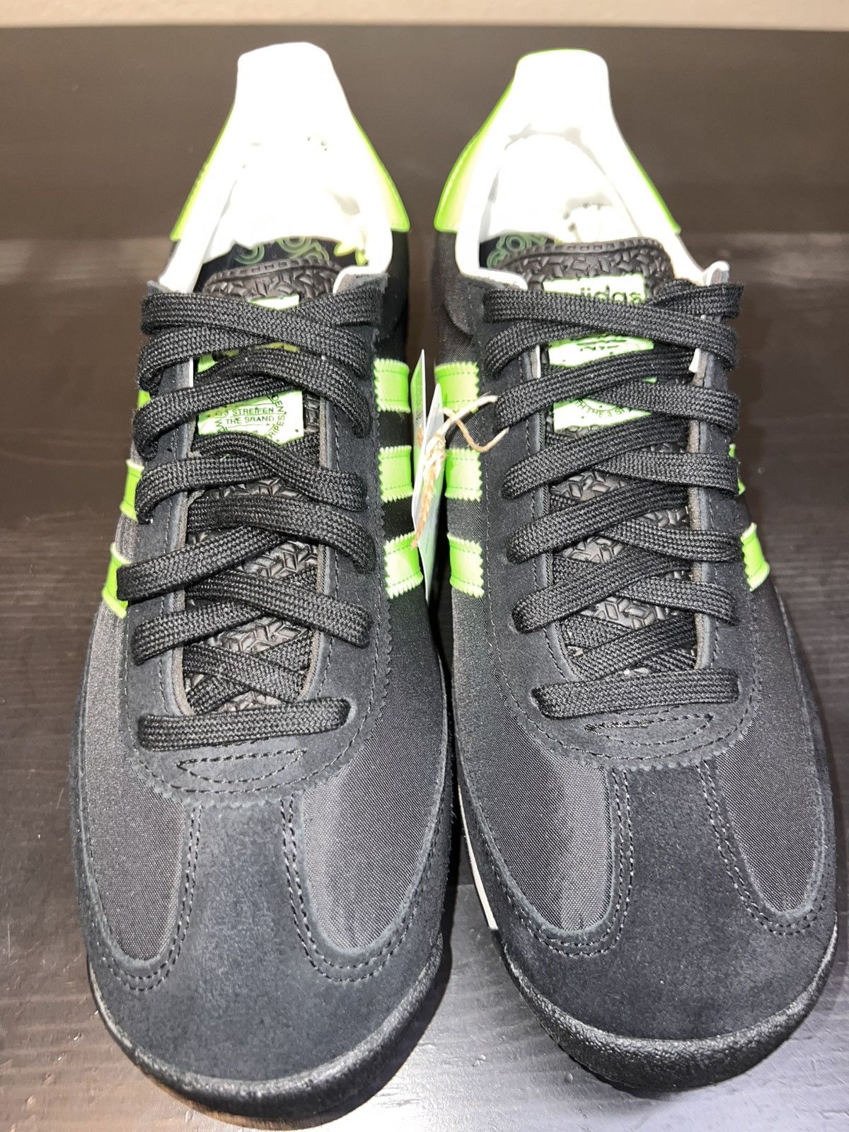 Adidas Adidas SL72 RS Black Solar Green Size 10 Size US 10 / EU 43 - 9 Thumbnail