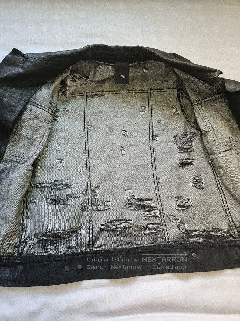 Hedi Slimane Dior Homme Distressed Denim Jacket. Size US S / EU 44-46 / 1 - 7 Thumbnail