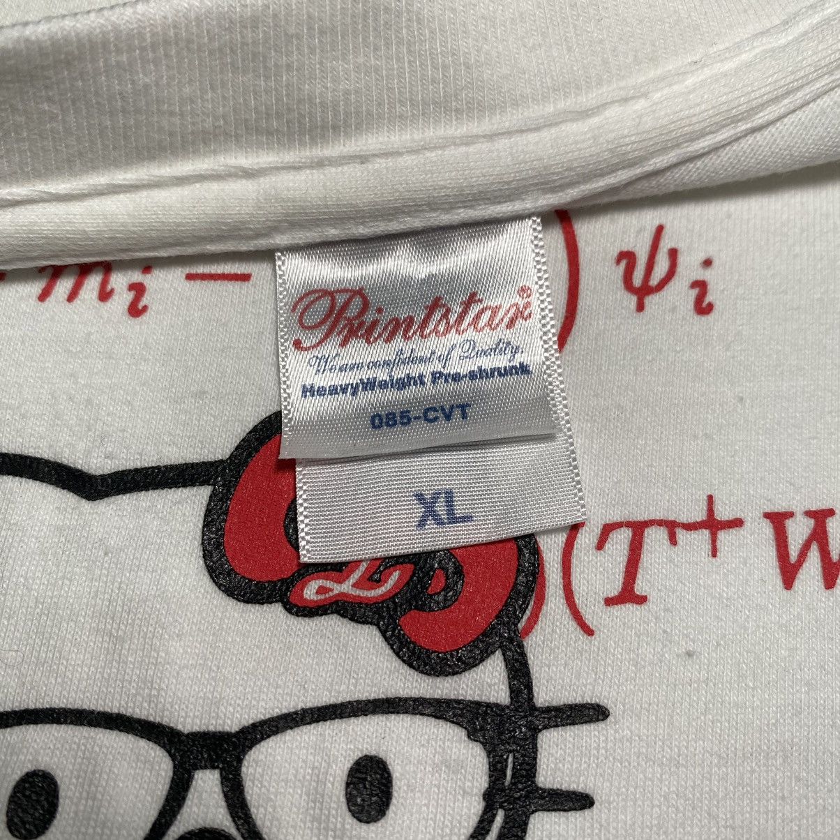 Anime × Cartoon Network × Japanese Brand HELLO KITTY MATH TEACHER SANRIO CARTOON T SHIRT Size US XL / EU 56 / 4 - 3 Thumbnail