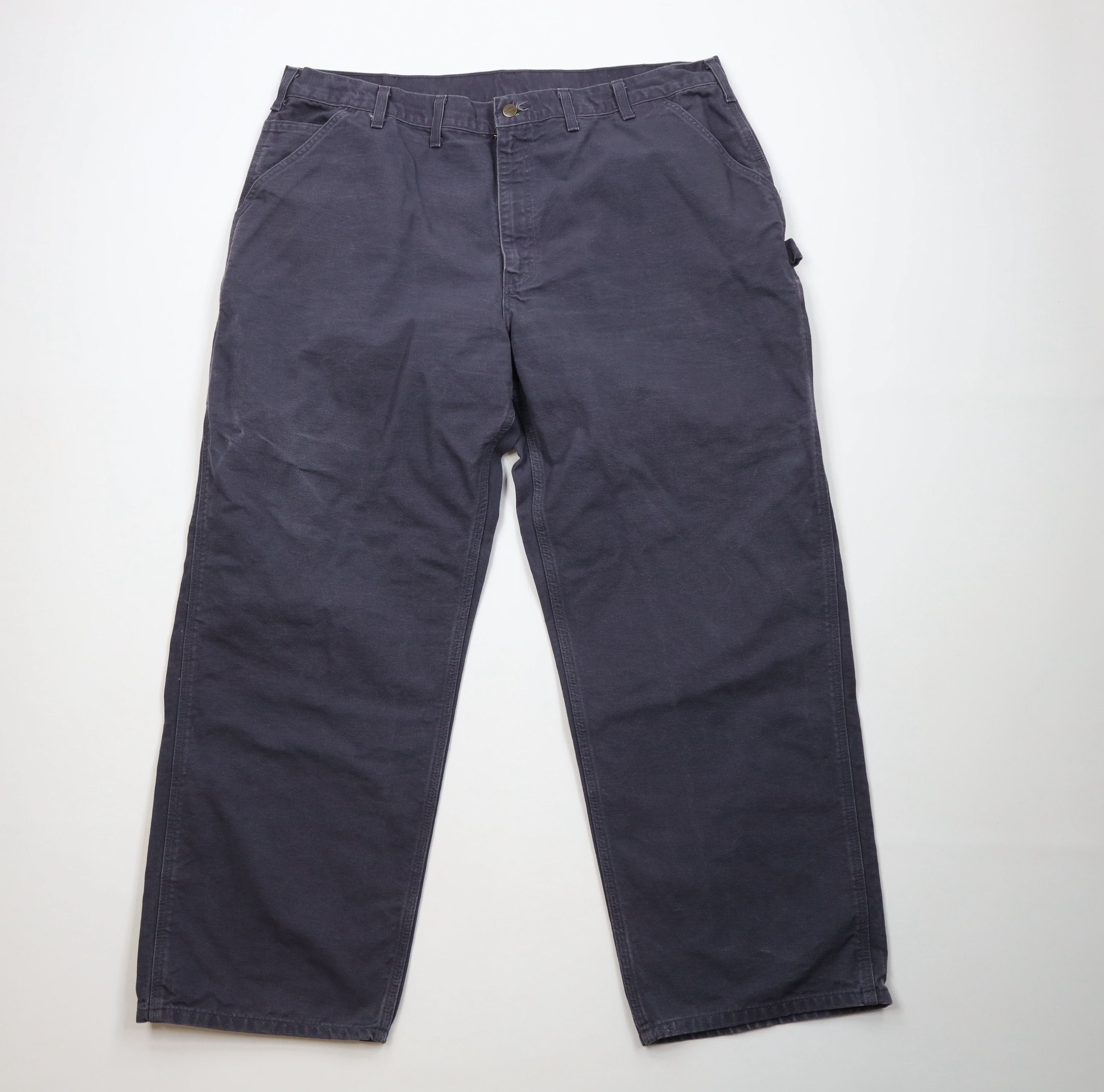 Carhartt Vintage Y2K Carhartt Wide Leg Canvas Dungaree Pants Blue Size US 44 / EU 60 - 1 Thumbnail