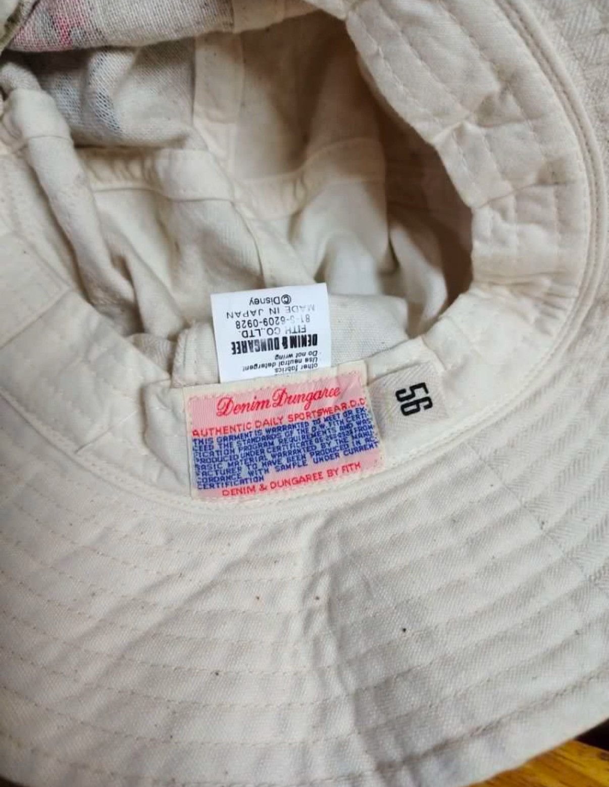 Kapital DENIM DUNGAREE BUCKET HAT HICKORY DESIGN SMILE CO Size ONE SIZE - 6 Thumbnail
