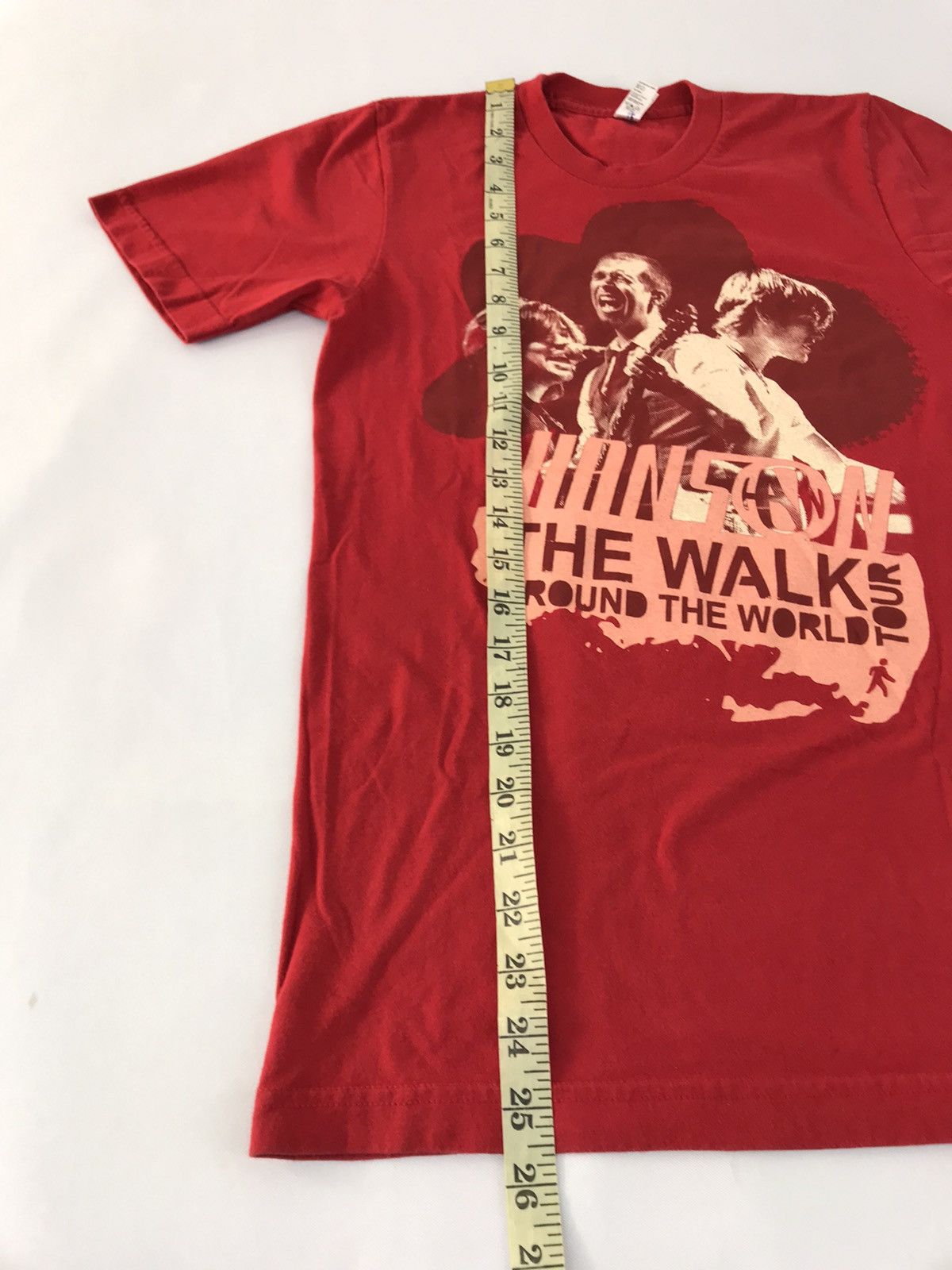 Band Tees Hanson The Walk Around The World US Tour 2008 Band Rock Tee Size US S / EU 44-46 / 1 - 10 Thumbnail