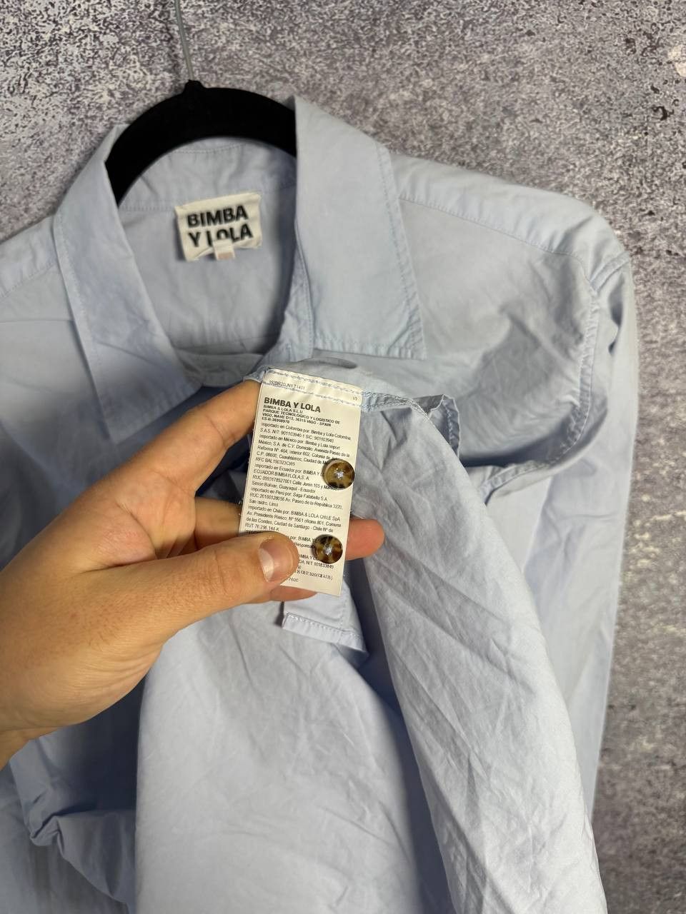 Designer × Japanese Brand × Vintage Bimba y Lola Blue Shirt Button Up Oldmoney Small Size US S / EU 44-46 / 1 - 12 Thumbnail