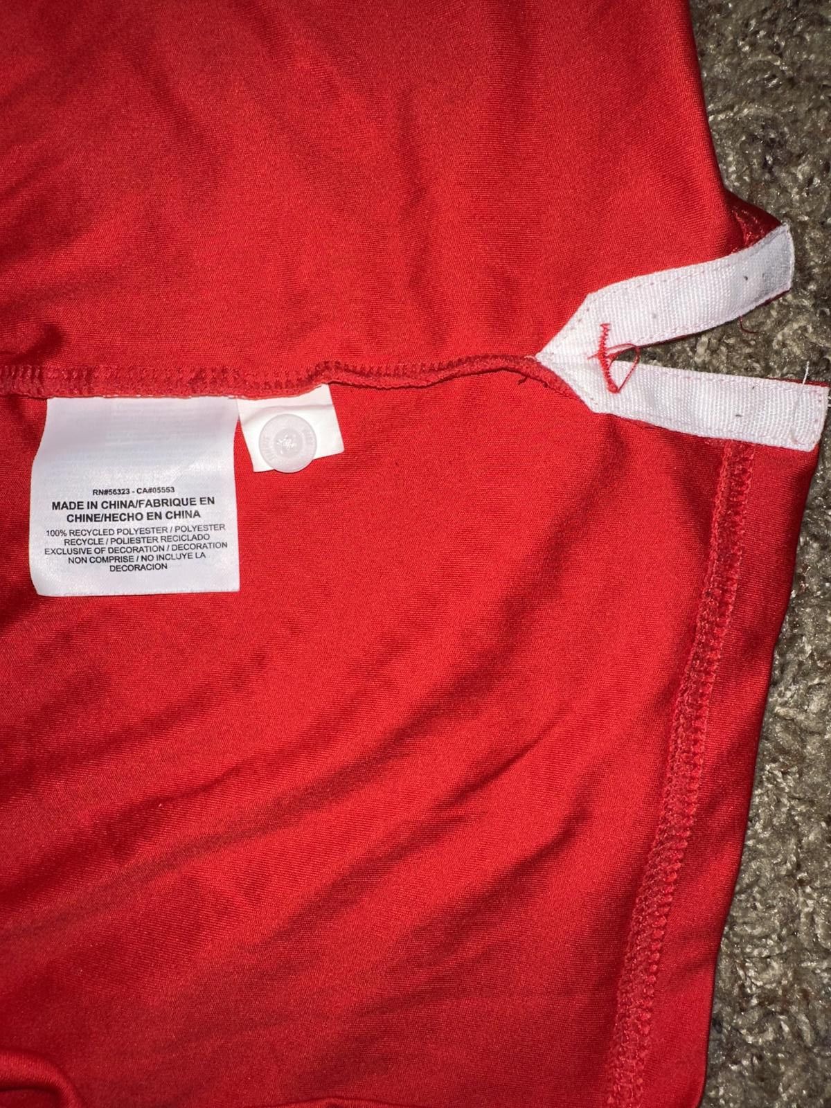Nike Nike Boy's Dri-Fit Tennis Red Polo Short Sleeve Shirt Size US L / EU 52-54 / 3 - 7 Thumbnail