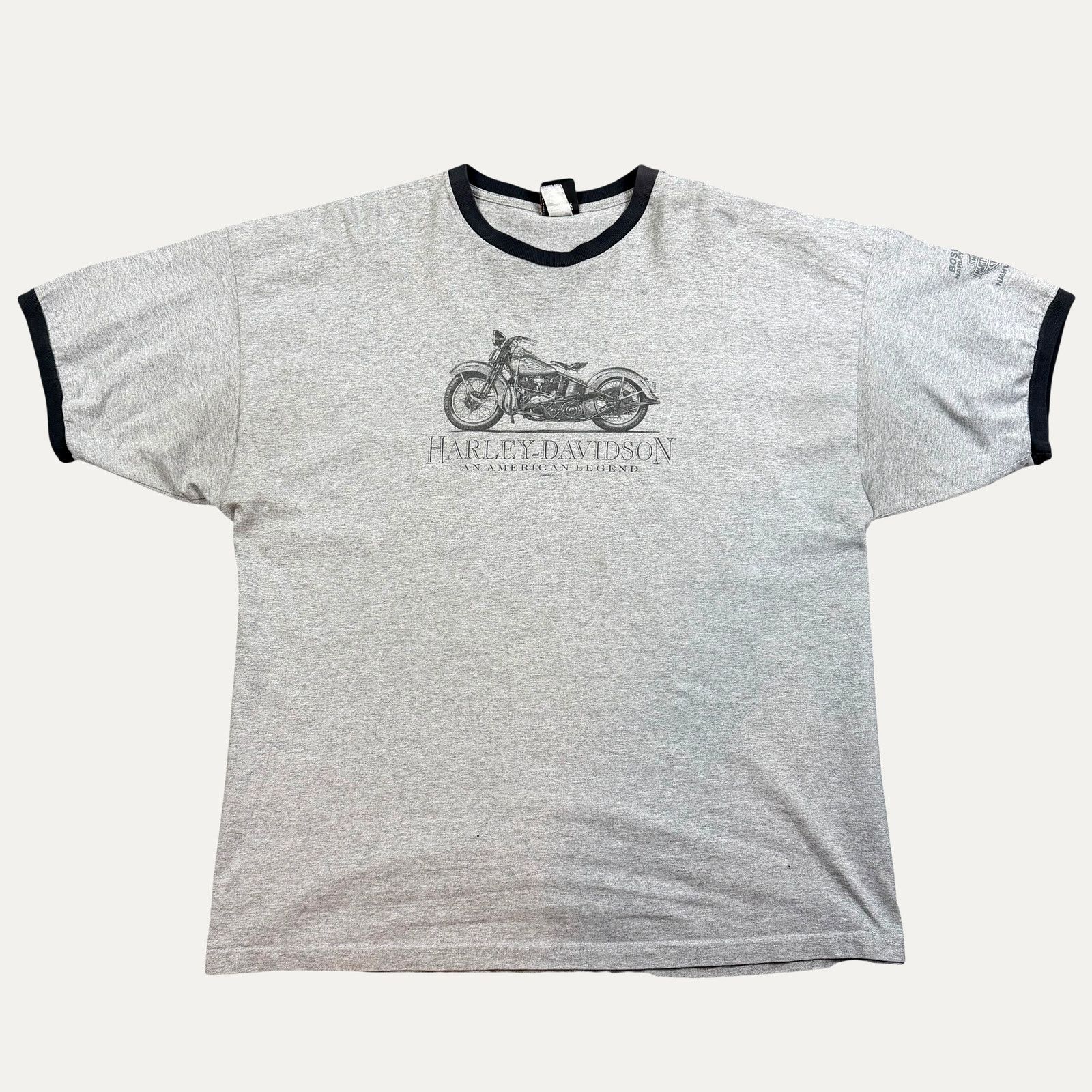 Harley Davidson Vintage Y2K Harley Davidson Ringer T-Shirt Size US XXL / EU 58 / 5 - 1 Thumbnail