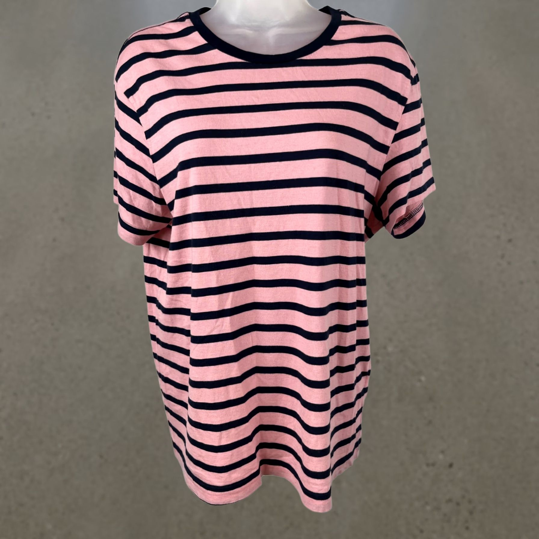 H&M H&M T-Shirt Mens Size S Blue Pink Navy Striped Crewneck Short Sleeve Tee Size US S / EU 44-46 / 1 - 1 Thumbnail