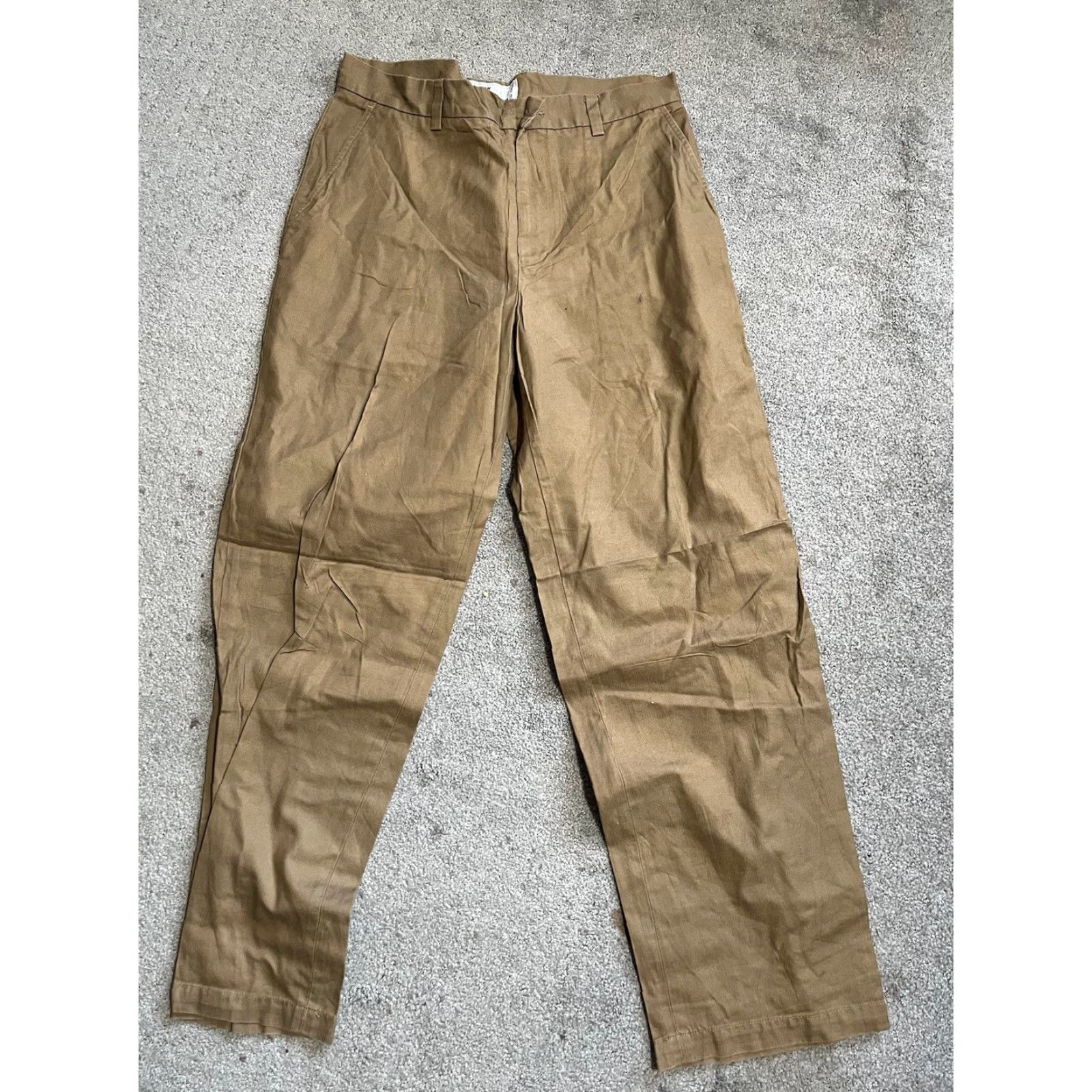 Old Navy Old Navy Khakis Brown Pants Mens Regular 32x32 Flat Front Casual Workwear Size US 32 / EU 48 - 2 Thumbnail
