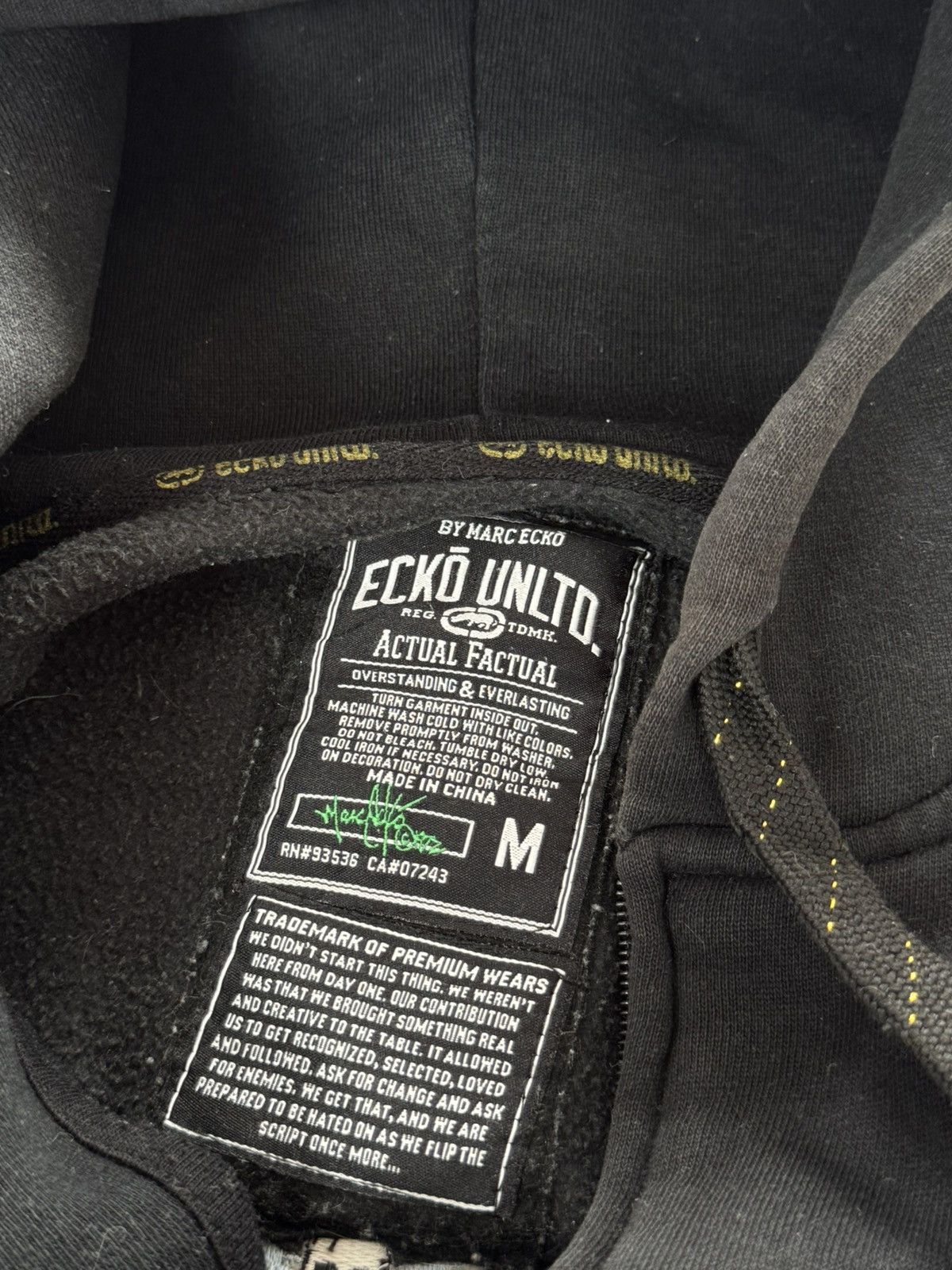 Ecko Unltd. Vintage Y2K Ecko Unltd Zip-up Grunge hoodie Size US M / EU 48-50 / 2 - 8 Thumbnail