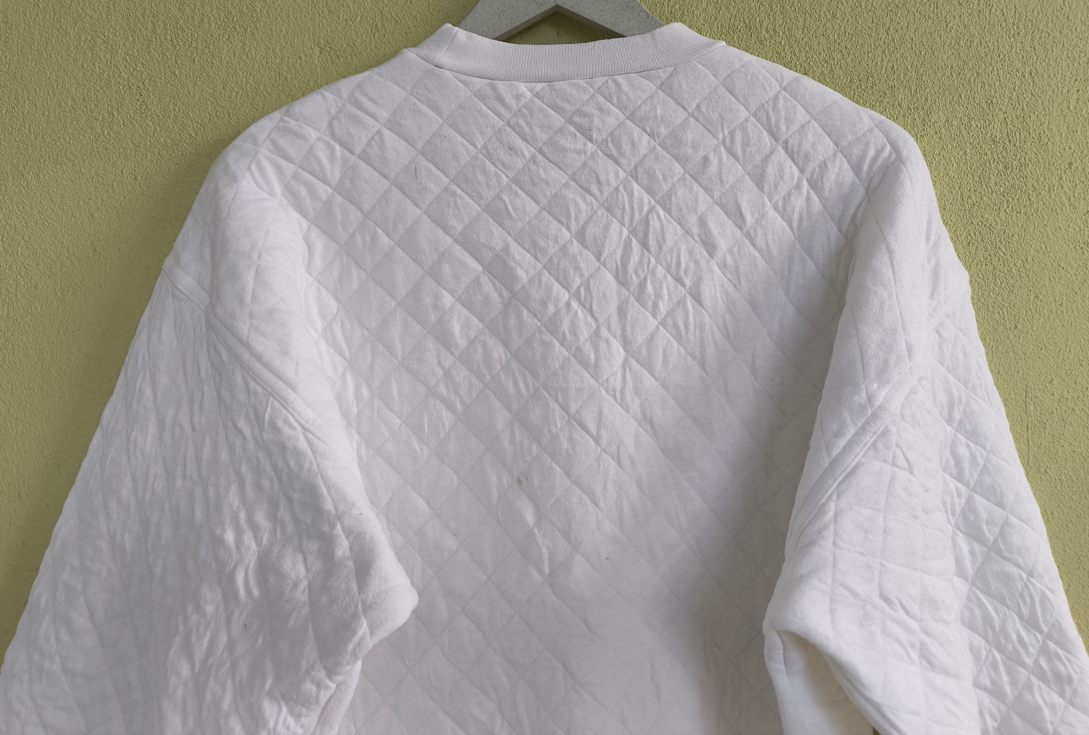 Ellesse × Vintage Vtg ELLESSE quilted sweatshirt Size US M / EU 48-50 / 2 - 6 Thumbnail