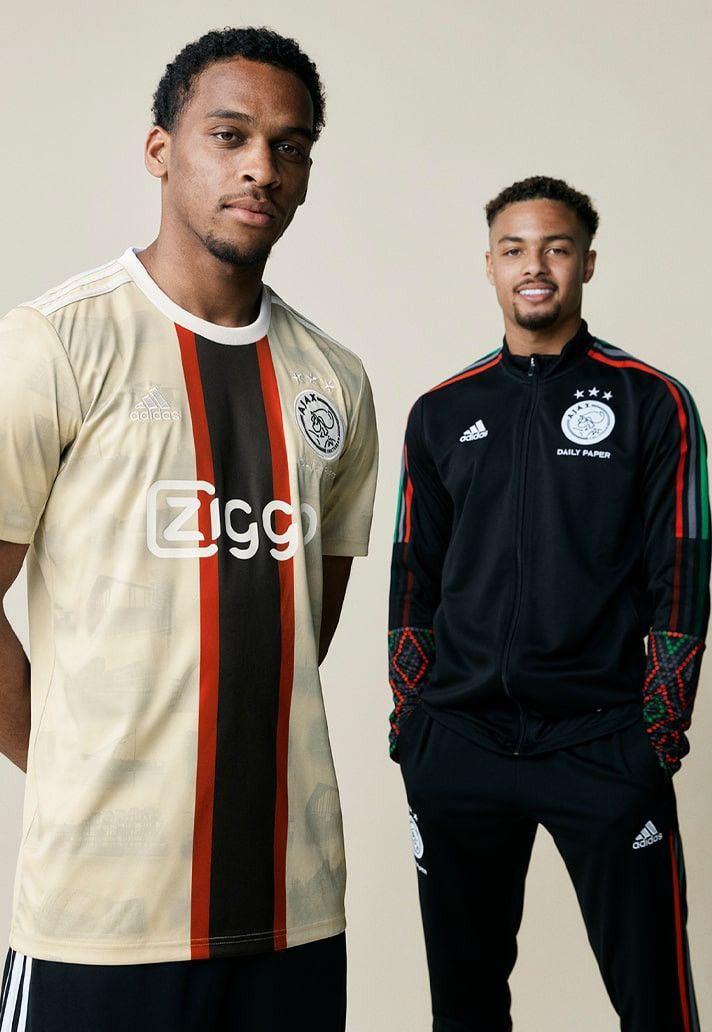 Adidas Adidas 2022-23 Ajax Away 3rd DAILY PAPER Football Shirt Size US L / EU 52-54 / 3 - 2 Thumbnail