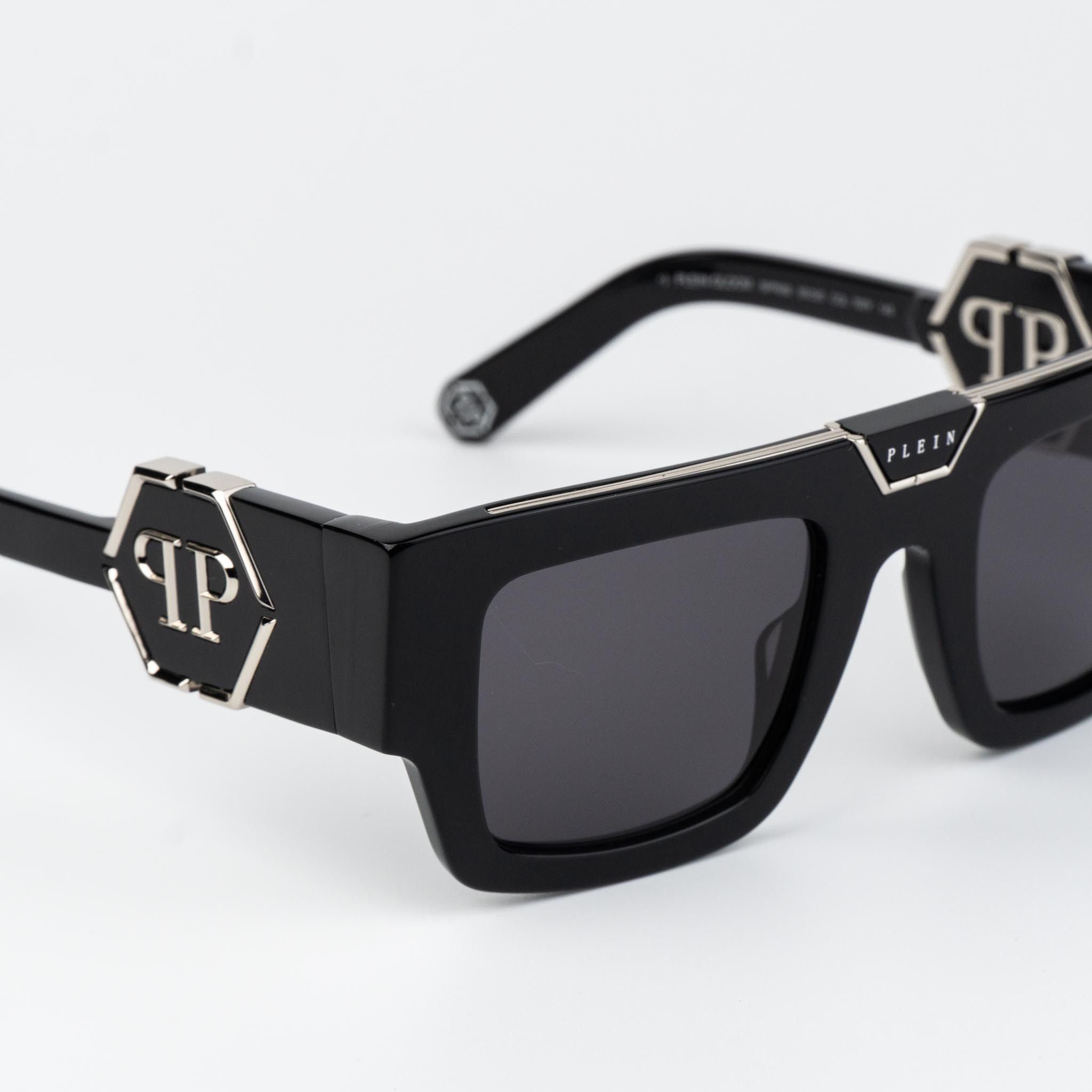 Philipp Plein Philipp Plein Men Sunglasses SPP092M 700Y NEW AUTHENTIC Size ONE SIZE - 6 Thumbnail