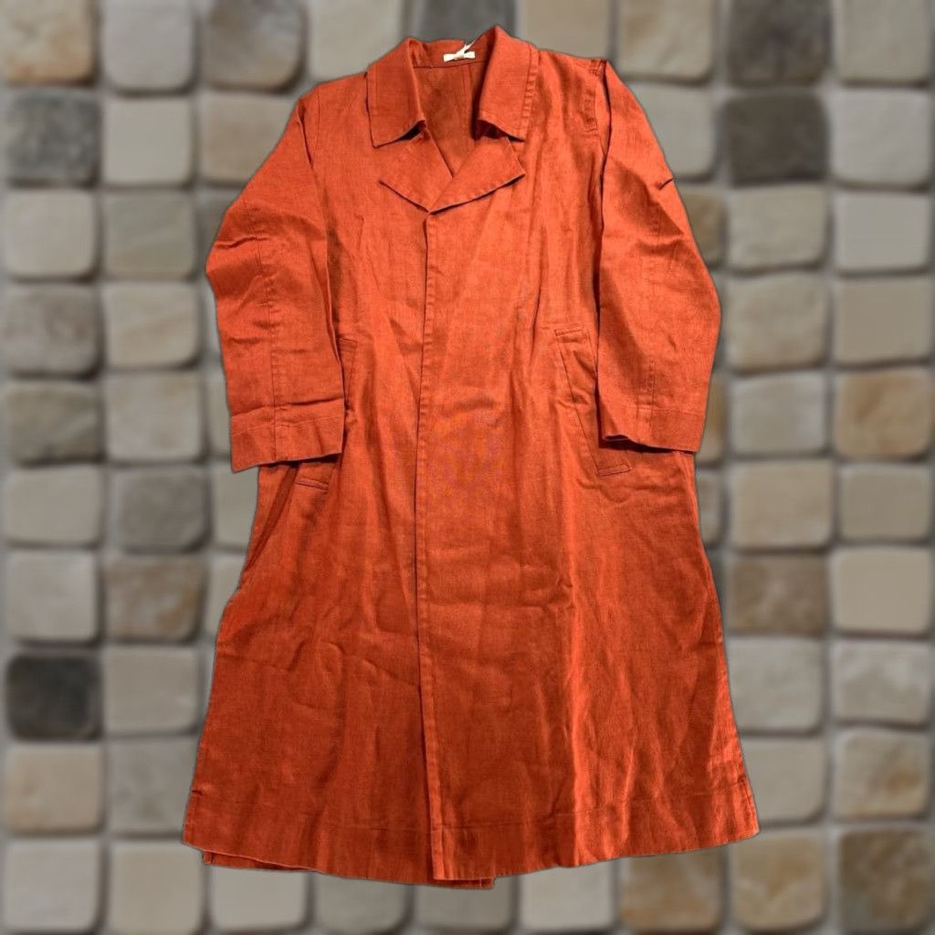 eileen fisher orange dress Eileen Fisher orange silk dress, size L