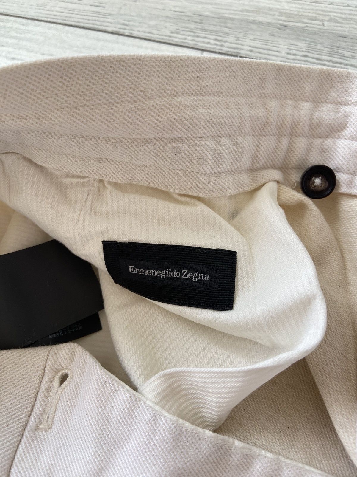 Ermenegildo Zegna Ermenegildo Zegna Cotton Trouthers Size US 38 / EU 54 - 9 Thumbnail