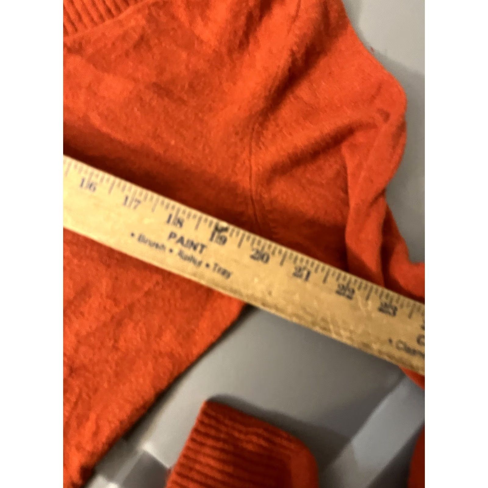 Gap Gap Sweater Womens M Orange Neck Knit Pullover Cotton Nylon Blend Acrylic Size M / US 6-8 / IT 42-44 - 6 Thumbnail
