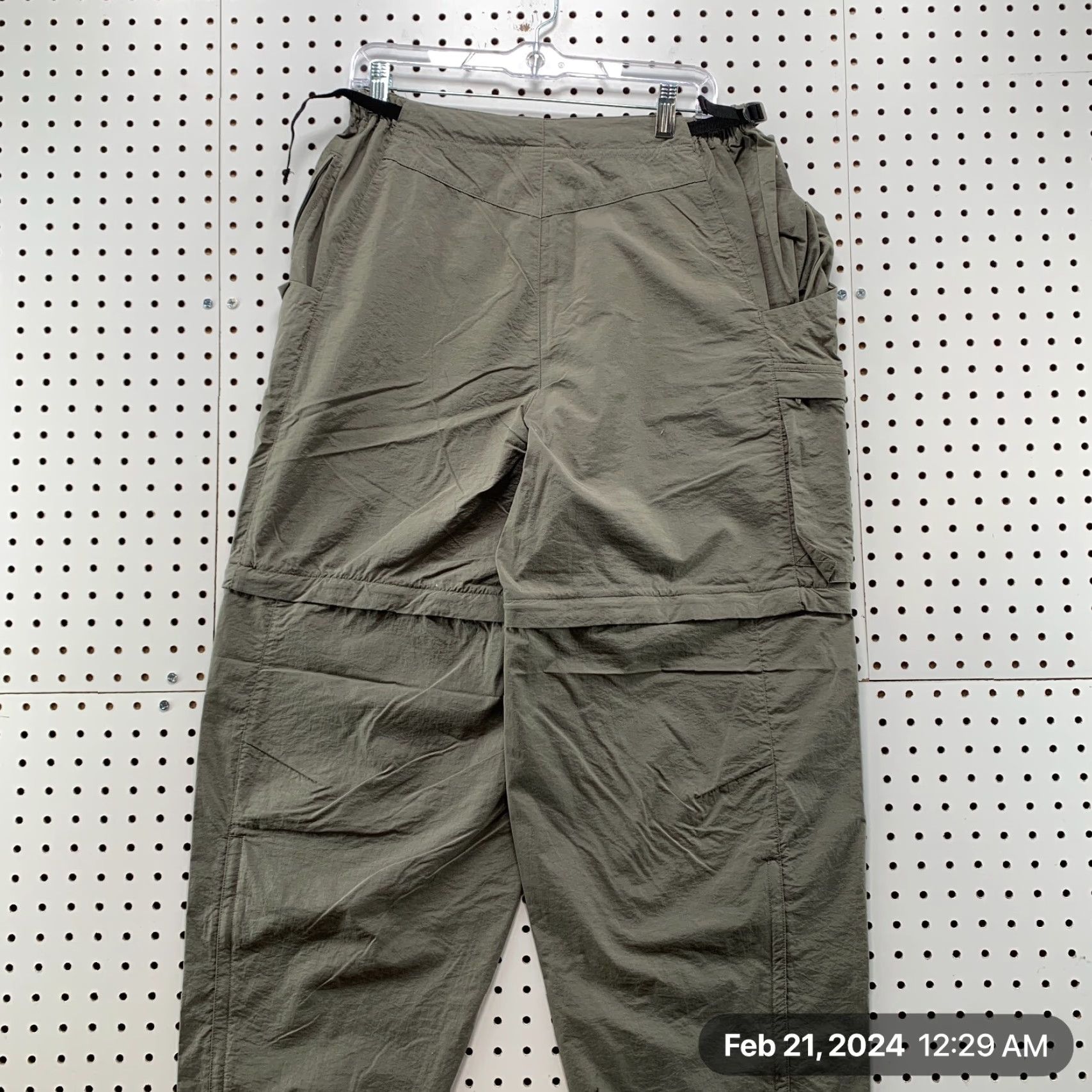 Vintage REI Convertible Cargo Pants Womens Large Beige Outdoor 30x30 Size 36" / US 14 / IT 50 - 7 Thumbnail