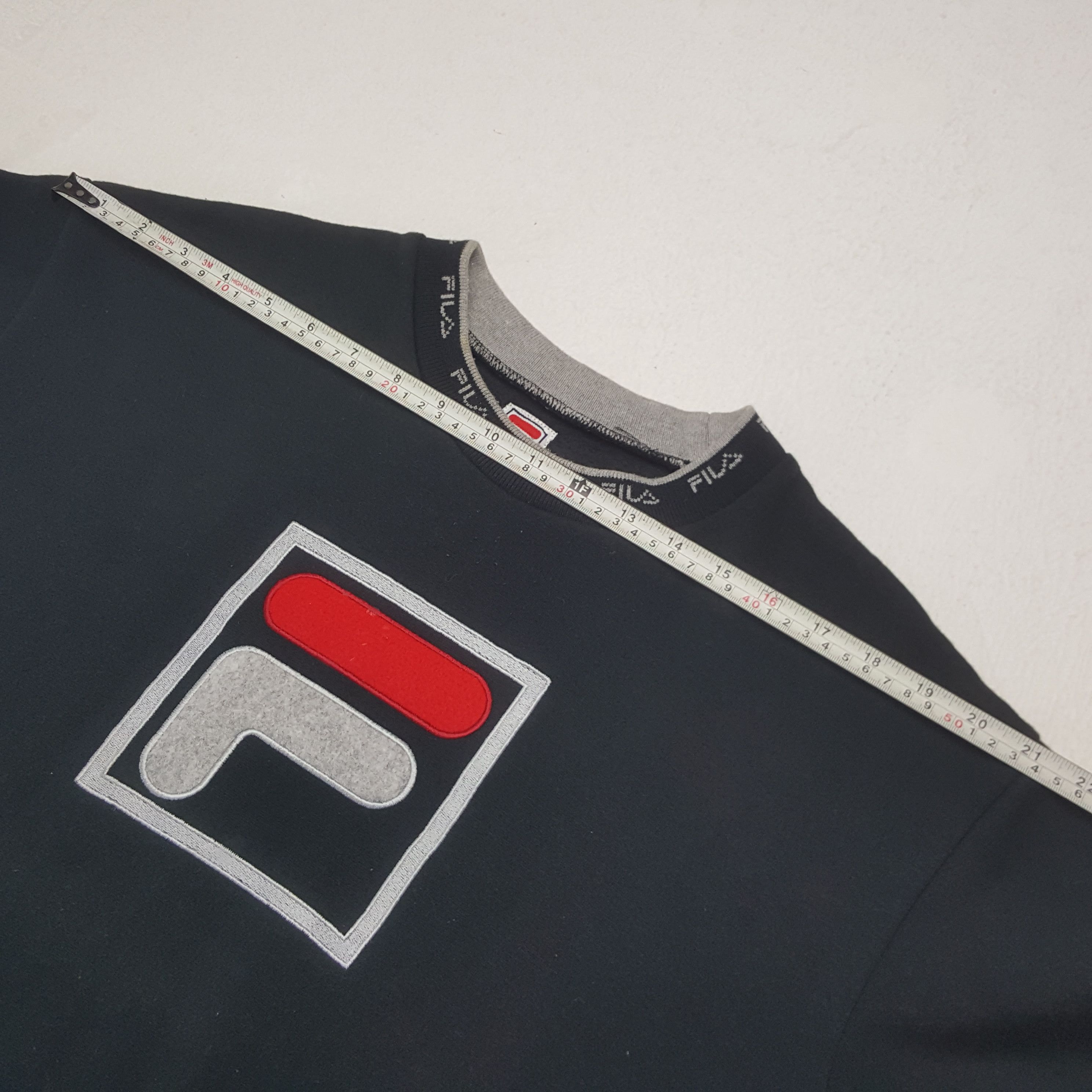 Fila × Vintage Vintage Fila Big Logo Sweatshirt Size US M / EU 48-50 / 2 - 5 Thumbnail