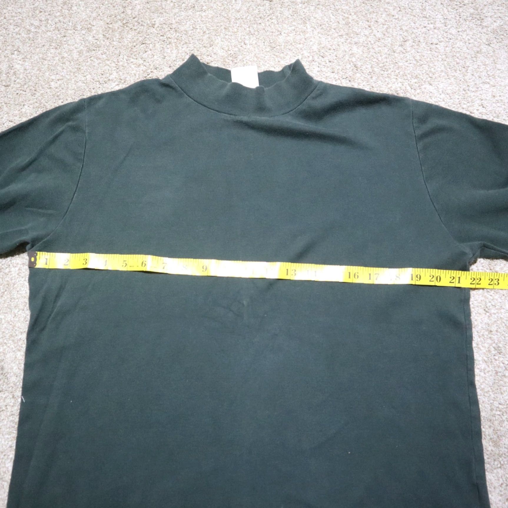 Vintage Woolrich Striped Mock Neck Sweater 100% Cotton Women's Size L Green Size L / US 10 / IT 46 - 4 Thumbnail
