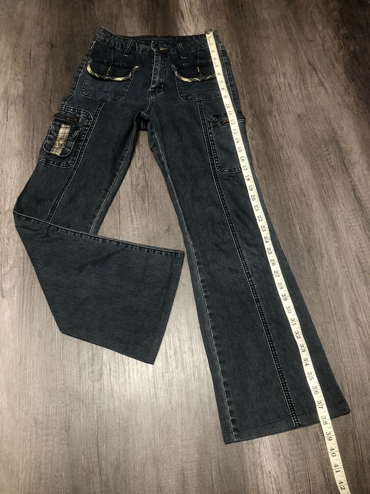 Designer × Japanese Brand Vintage Sun Rose Bush Pant Stretchable Jeans Size 27" / US 4 / IT 40 - 19 Thumbnail