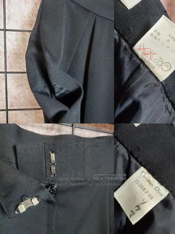 Dior Dior Black Wool Pleated Skirt for Women . Size 23" - 5 Thumbnail