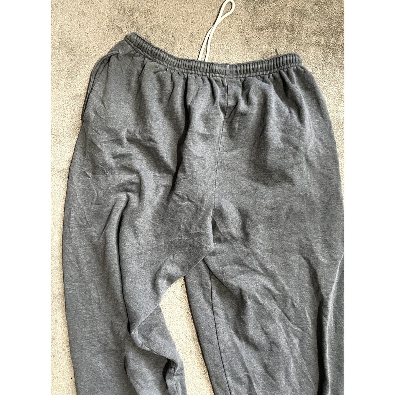 Champion VINTAGE Champion Sweatpants XL Men Pants Gray 30 in Inseam Fleece Solid Western Connecticut USA 90s Style Sportswear Size US 36 / EU 52 - 3 Thumbnail