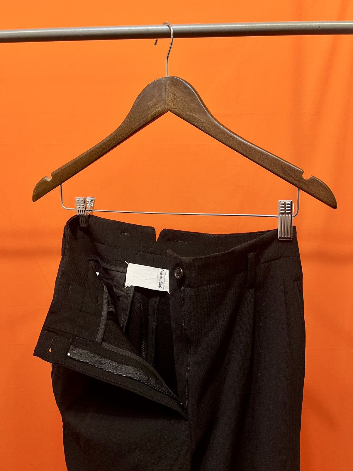 Maison Margiela MARGIELA ARCHIVES boiled wool crepe mens pants f/w 93-94 Size 28" / US 6 / IT 42 - 7 Thumbnail