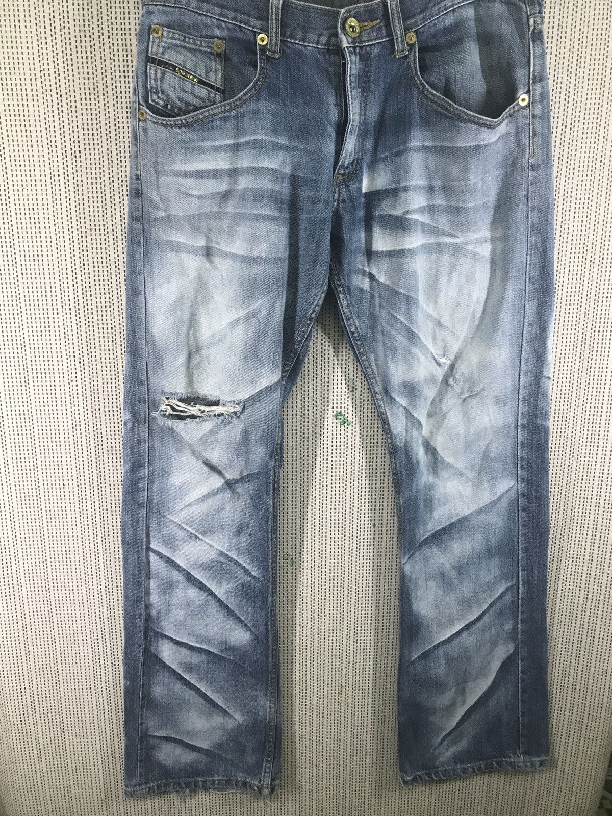 If Six Was Nine × Japanese Brand ‼️‼️distressed gold line APESTEIN very rare Size US 34 / EU 50 - 3 Thumbnail